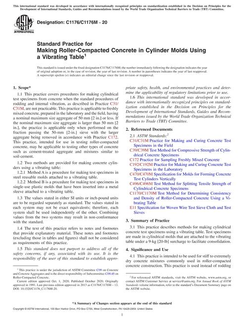 ASTM C1176/C1176M-20 pdf