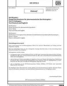 DIN 58950-3 - DRAFT pdf