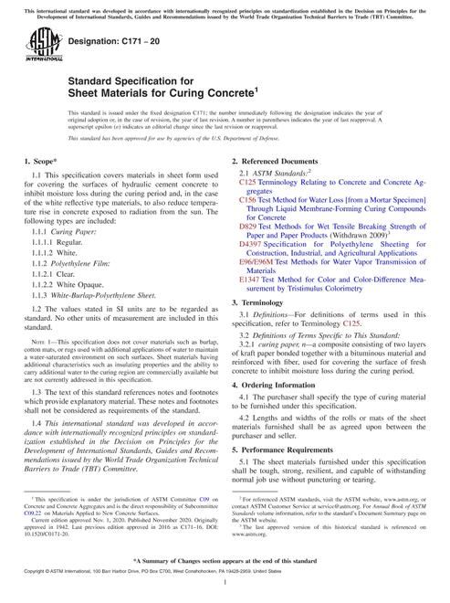 ASTM C171-20 pdf