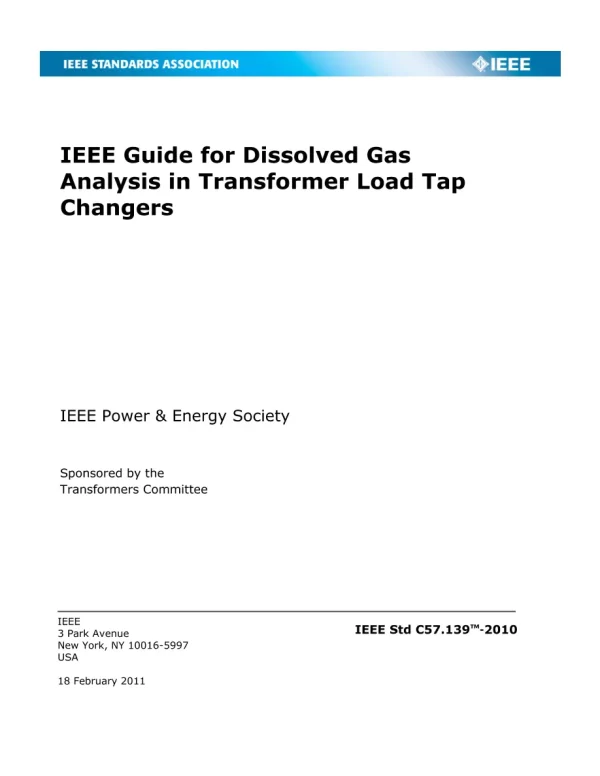 IEEE C57.139-2010 pdf