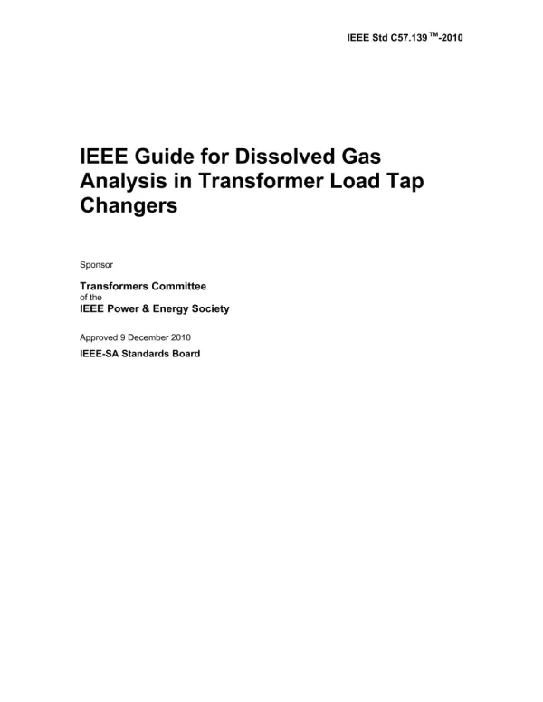 IEEE C57.139-2010 pdf