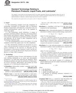 ASTM D4175-20b pdf