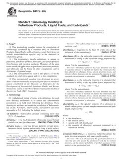 ASTM D4175-20b pdf