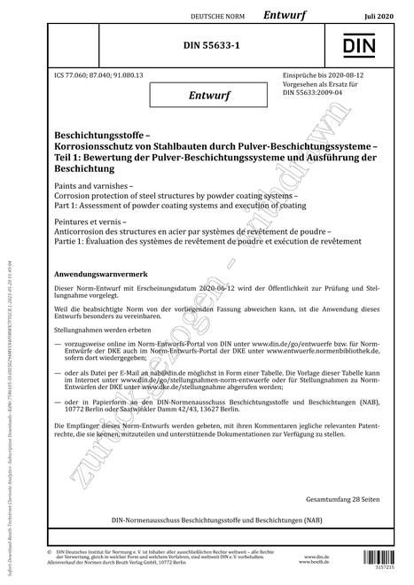 DIN 55633-1 - DRAFT pdf