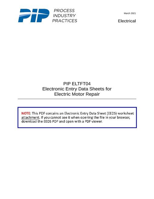 PIP ELTFT04 EEDS pdf