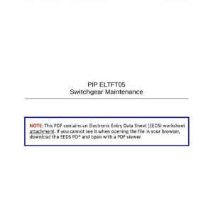 PIP ELTFT05 EEDS pdf