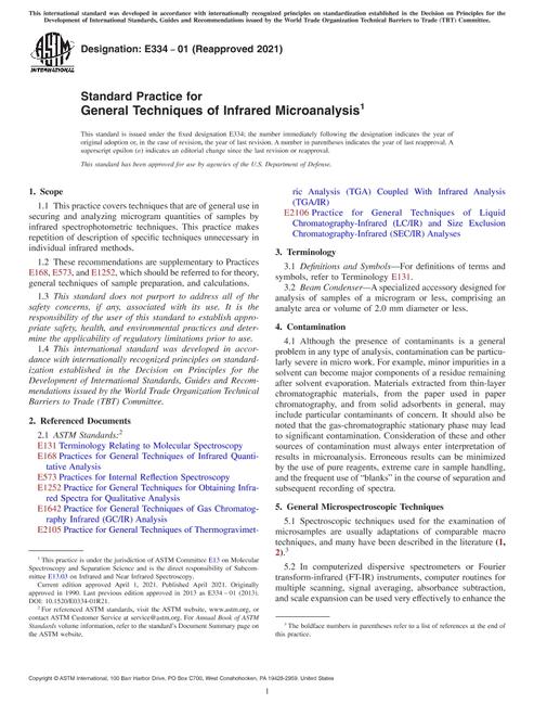 ASTM E334-01(2021) pdf