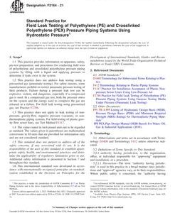 ASTM F2164-21 pdf