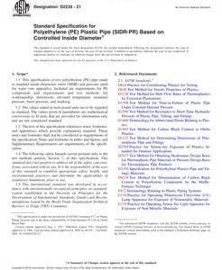 ASTM D2239-21 pdf