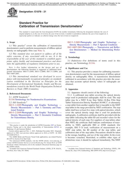 ASTM E1079-21 pdf