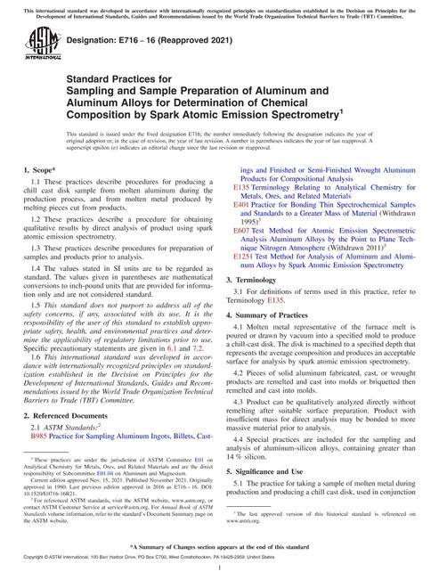 ASTM E716-16(2021) pdf