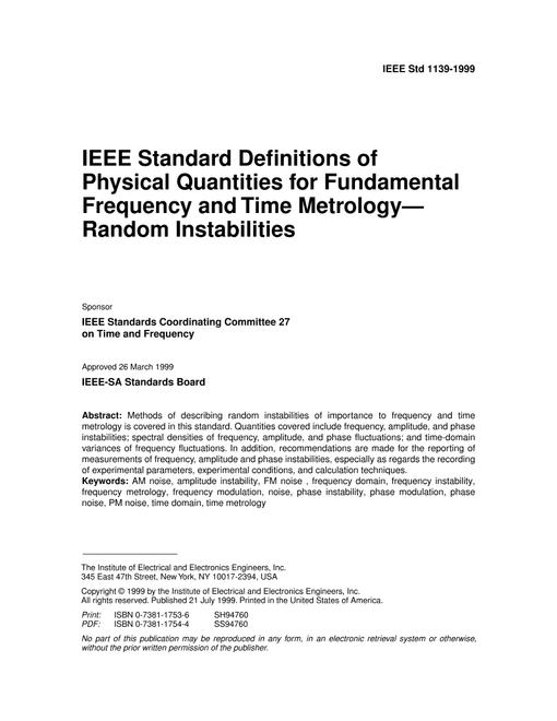 IEEE 1139-1999 pdf