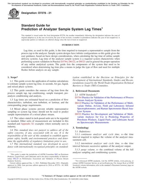 ASTM D7278-21 pdf