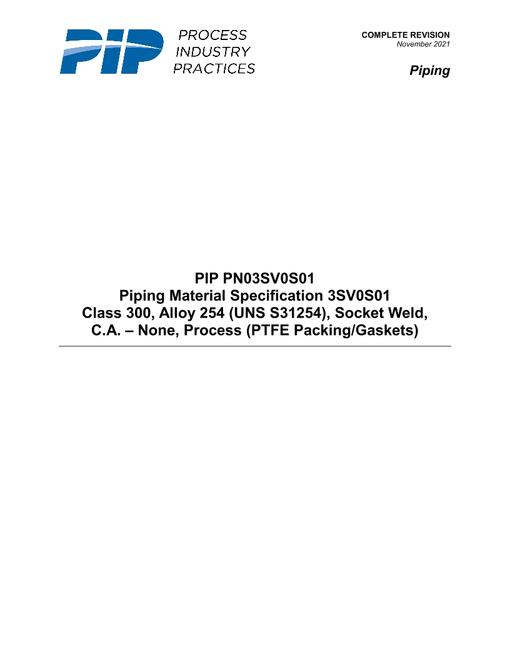 PIP PN03SV0S01 pdf