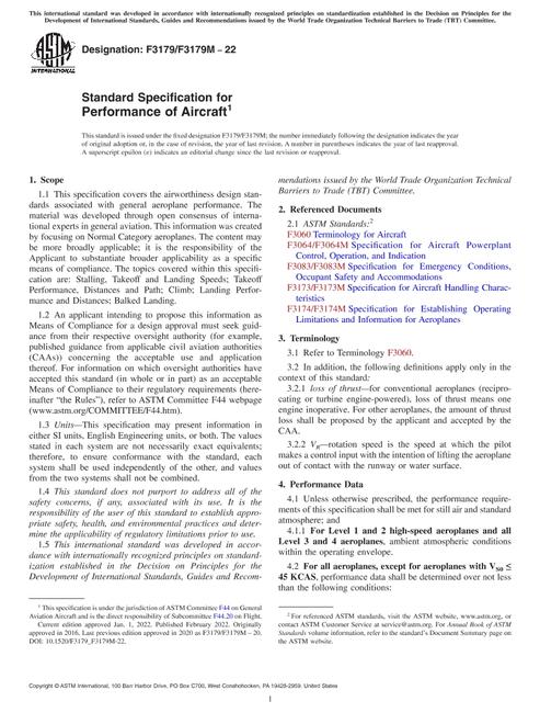 ASTM F3179/F3179M-22 pdf