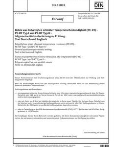 DIN 16833 - DRAFT pdf