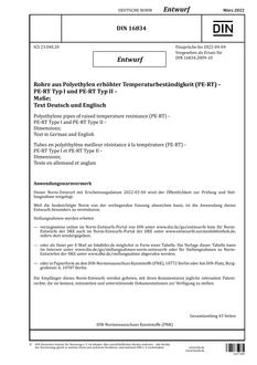 DIN 16834 - DRAFT pdf