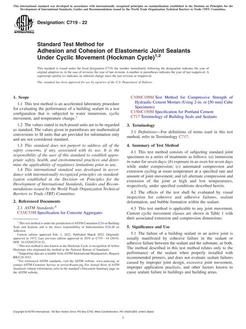 ASTM C719-22 pdf