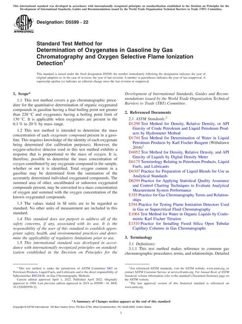 ASTM D5599-22 pdf