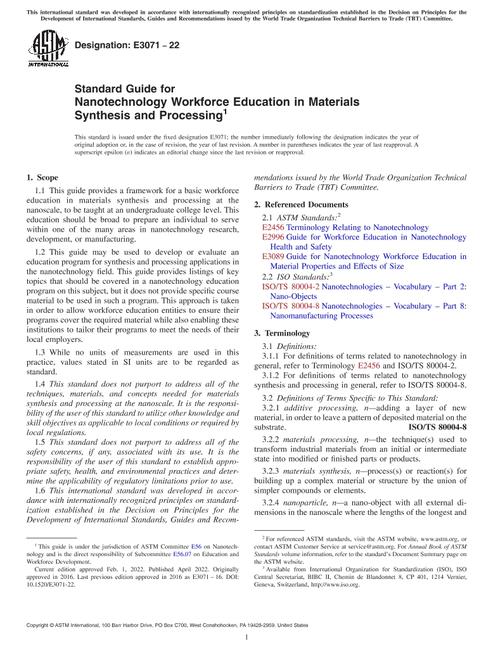 ASTM E3071-22 pdf