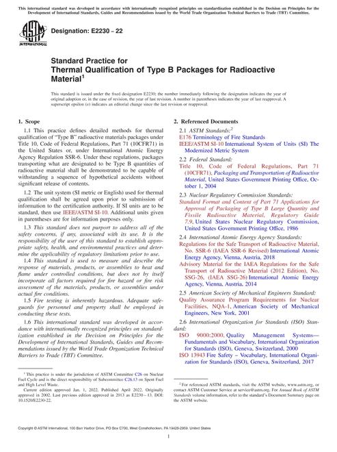 ASTM E2230-22 pdf