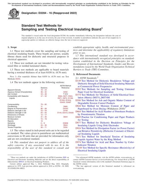 ASTM D3394-16(2022) pdf