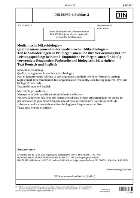 DIN 58959-6 Supplement 2 pdf