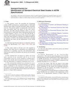 ASTM A664-15(2022) pdf