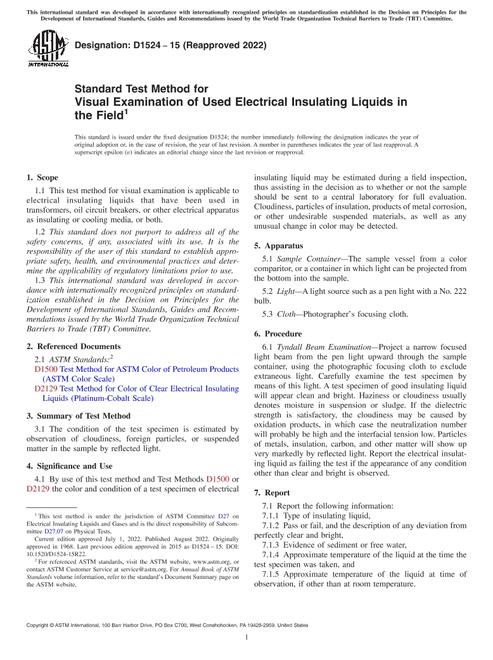 ASTM D1524-15(2022) pdf