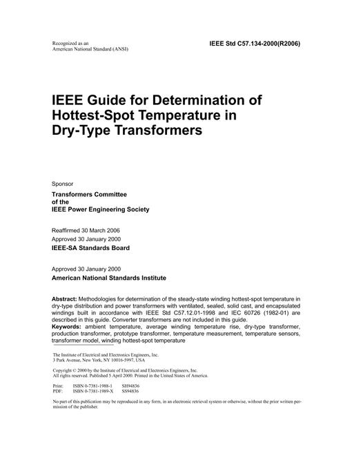 IEEE C57.134-2000 pdf