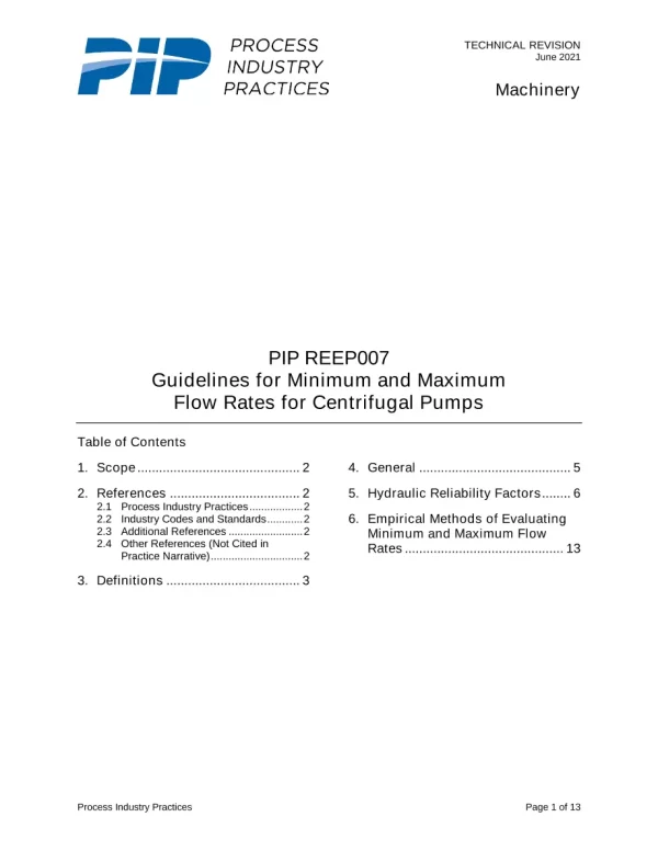 PIP REEP007 pdf