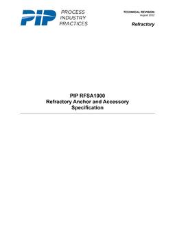 PIP RFSA1000 pdf