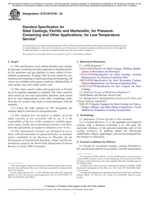 ASTM A757/A757M-22 pdf