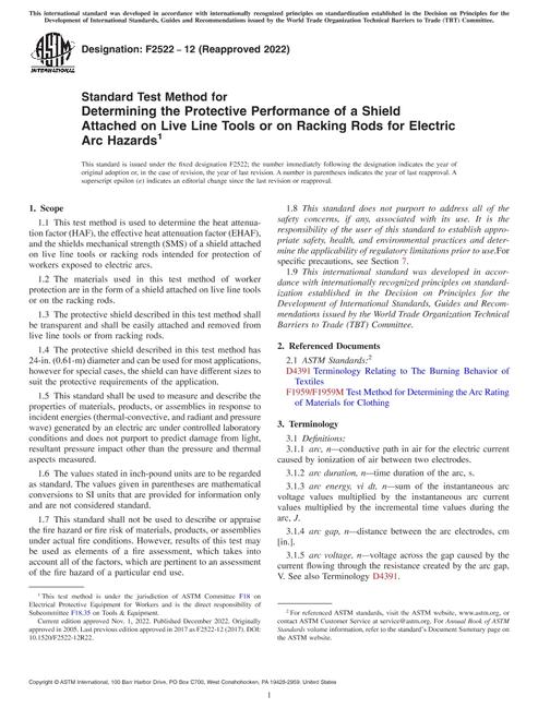 ASTM F2522-12(2022) pdf