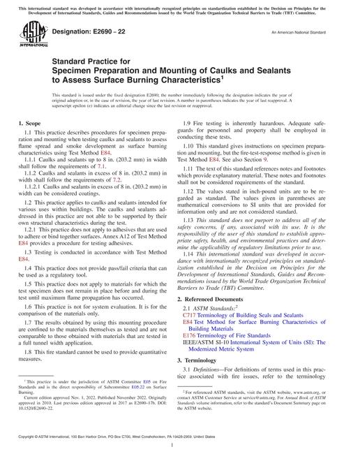 ASTM E2690-22 pdf