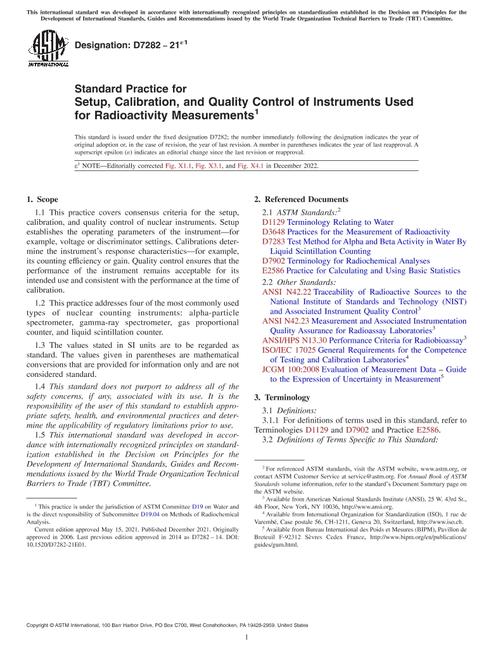 ASTM D7282-21e1 pdf