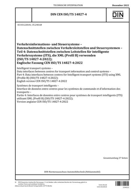 DIN CEN ISO/TS 14827-4 pdf