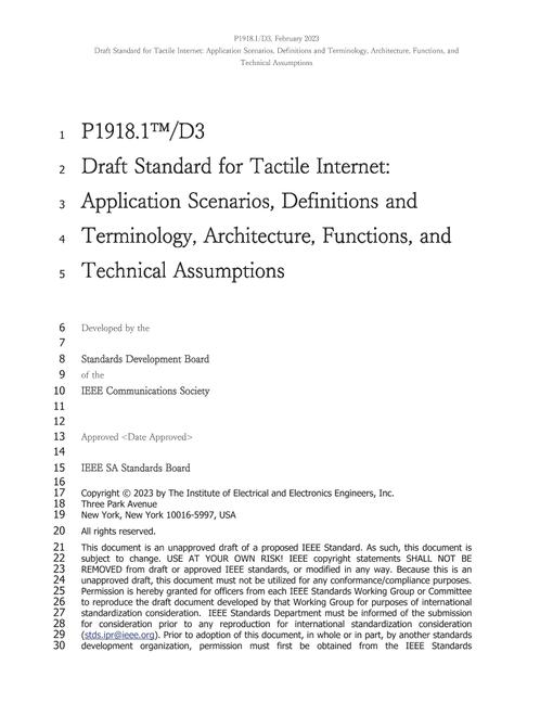 IEEE P1918.1 pdf