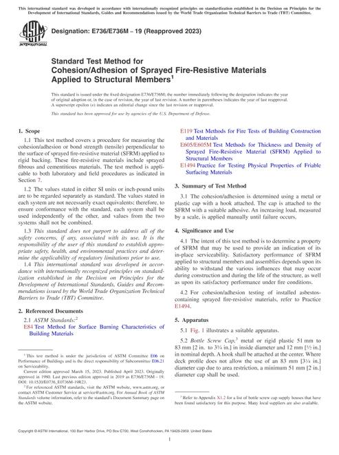 ASTM E736/E736M-19(2023) pdf