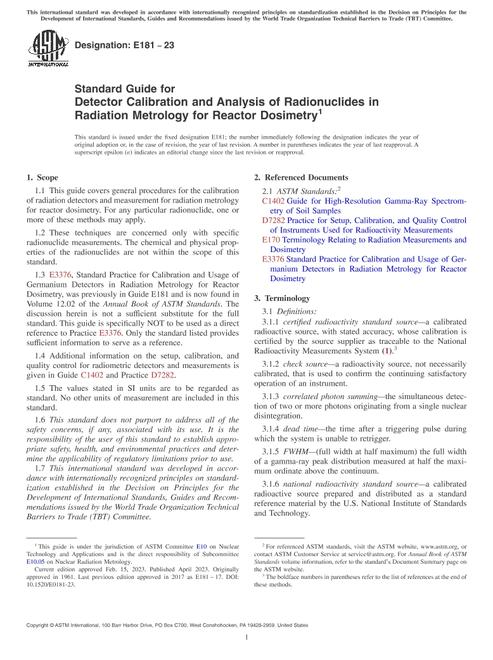 ASTM E181-23 pdf