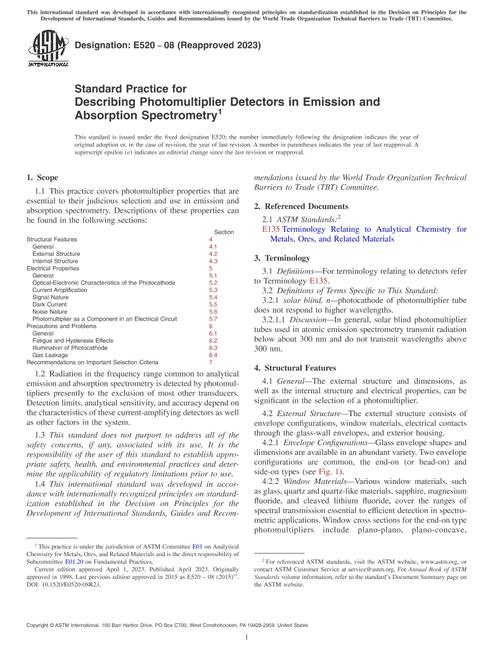 ASTM E520-08(2023) pdf