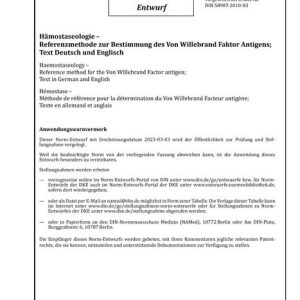 DIN 58987 - DRAFT pdf