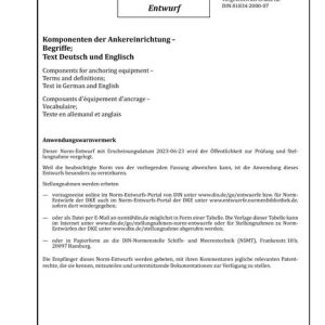 DIN 81834 - DRAFT pdf