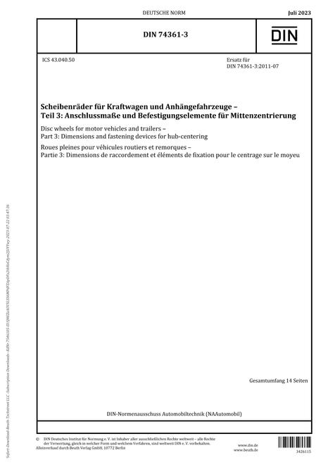 DIN 74361-3 pdf