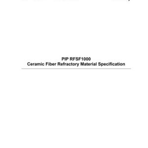 PIP RFSF1000 pdf