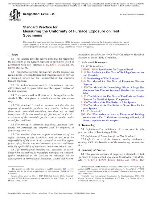 ASTM E2749-23 pdf