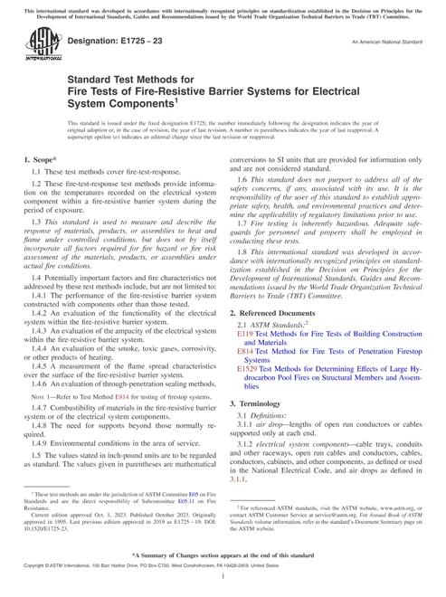 ASTM E1725-23 pdf