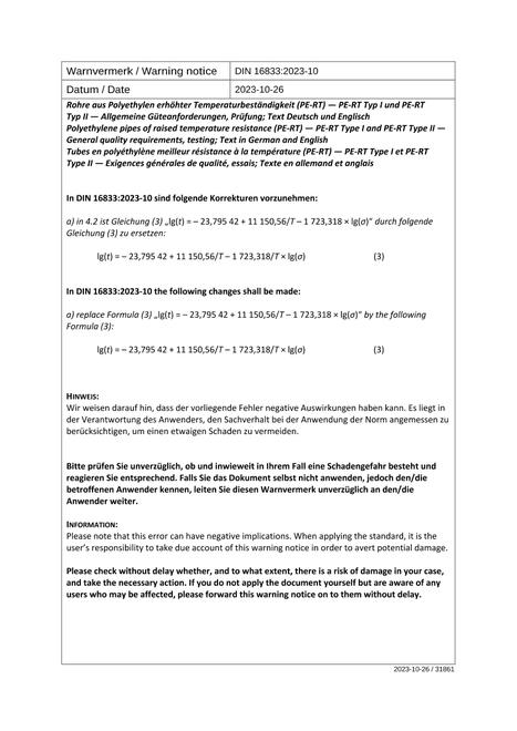 DIN 16833 pdf