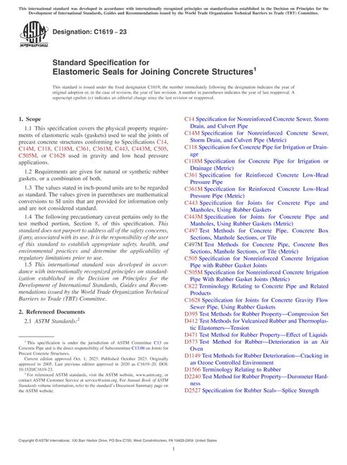 ASTM C1619-23 pdf