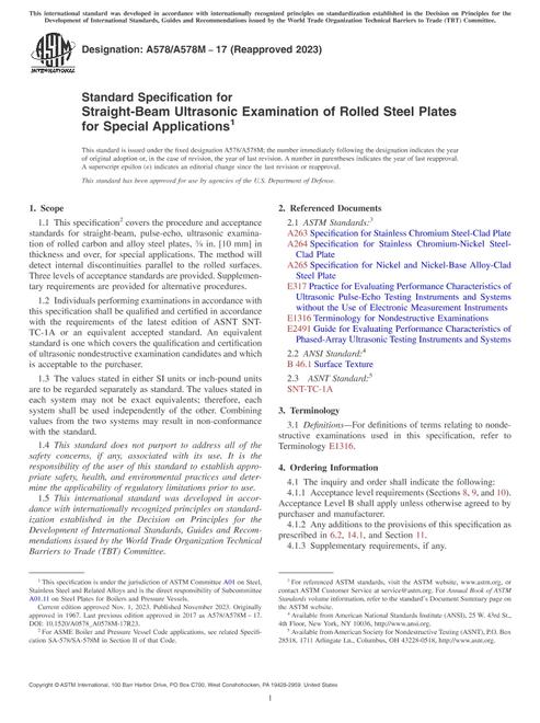 ASTM A578/A578M-17(2023) pdf